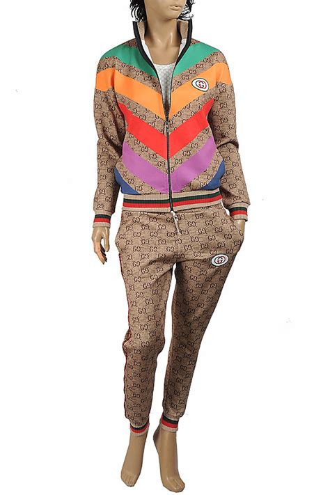 gucci suit women|women's gucci tracksuit.